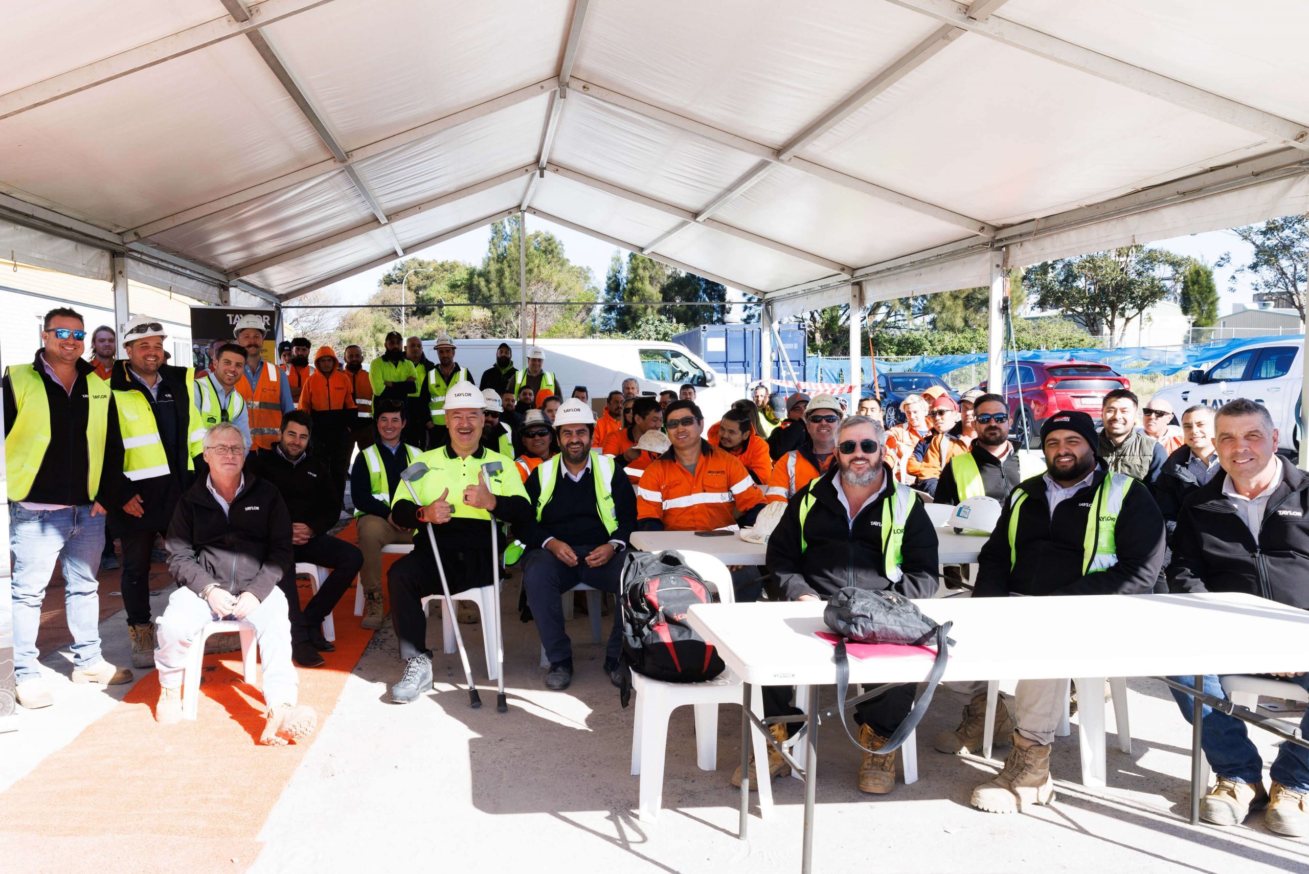 Paralympian Kahi Puru Shares ‘Work Safe. Home Safe’ Message with Team Taylor