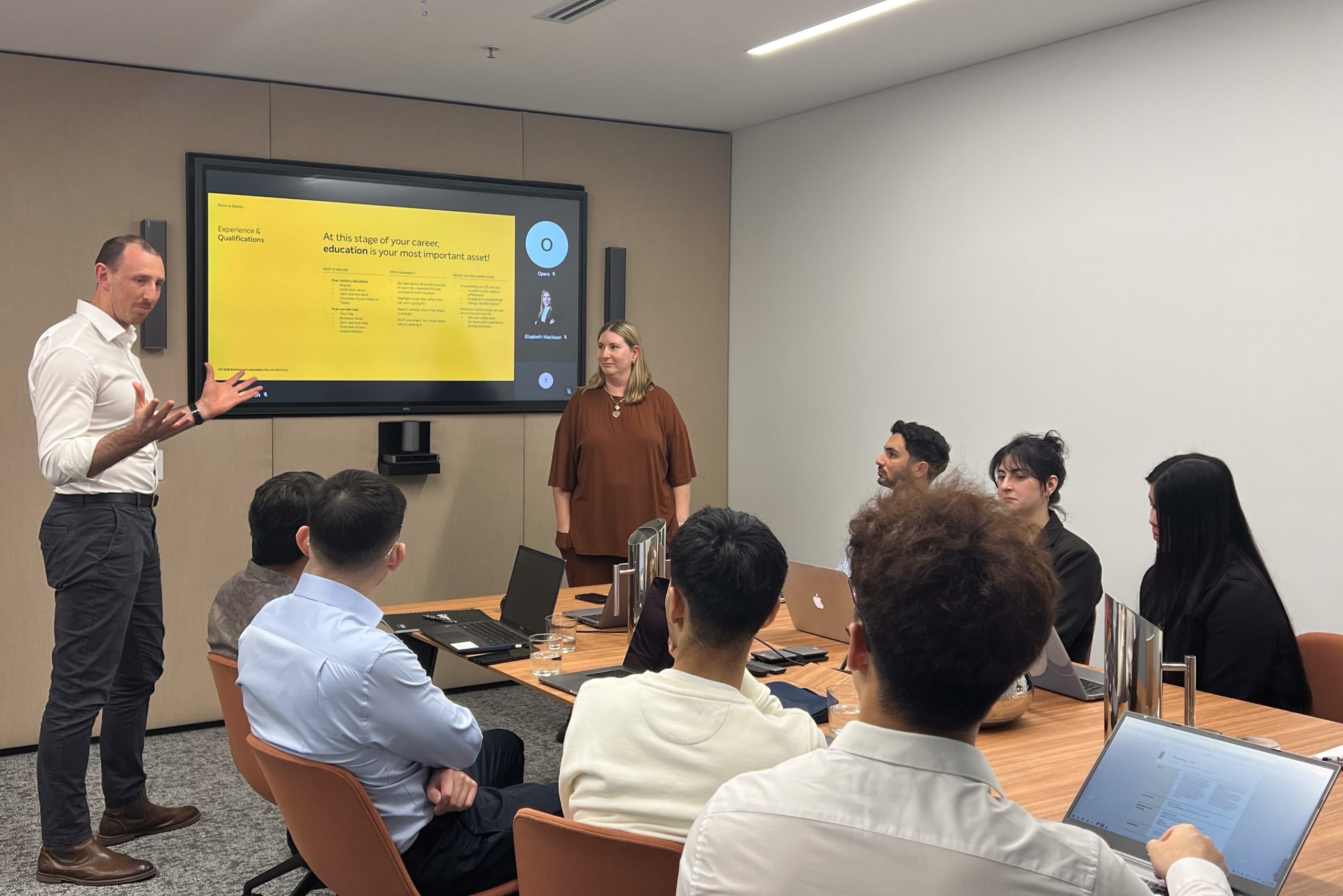 Boosting Career Prospects: Taylor Hosts a Resume Workshop for UTS BEA Students