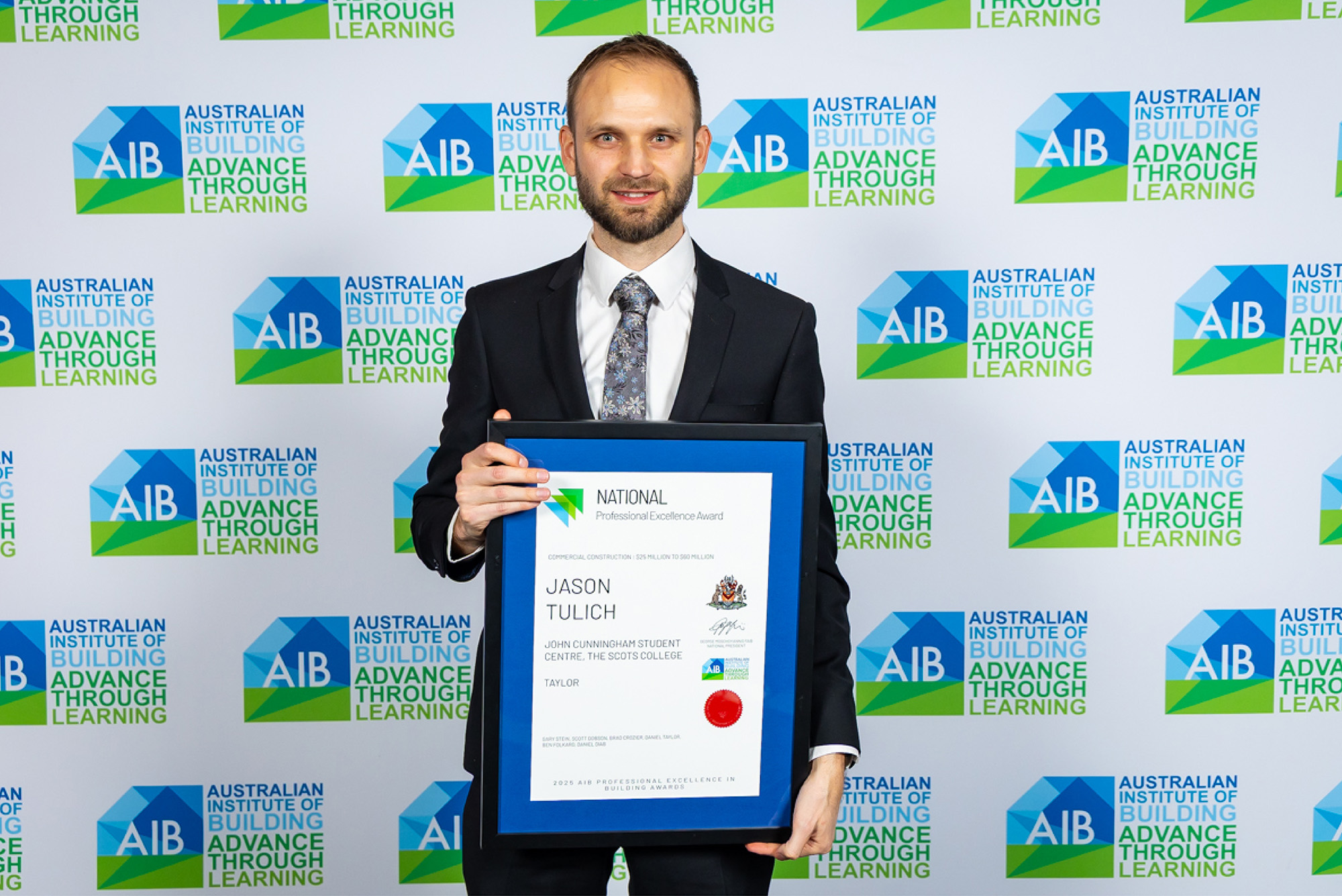 National Recognition for the Scots College John Cunningham Student Centre