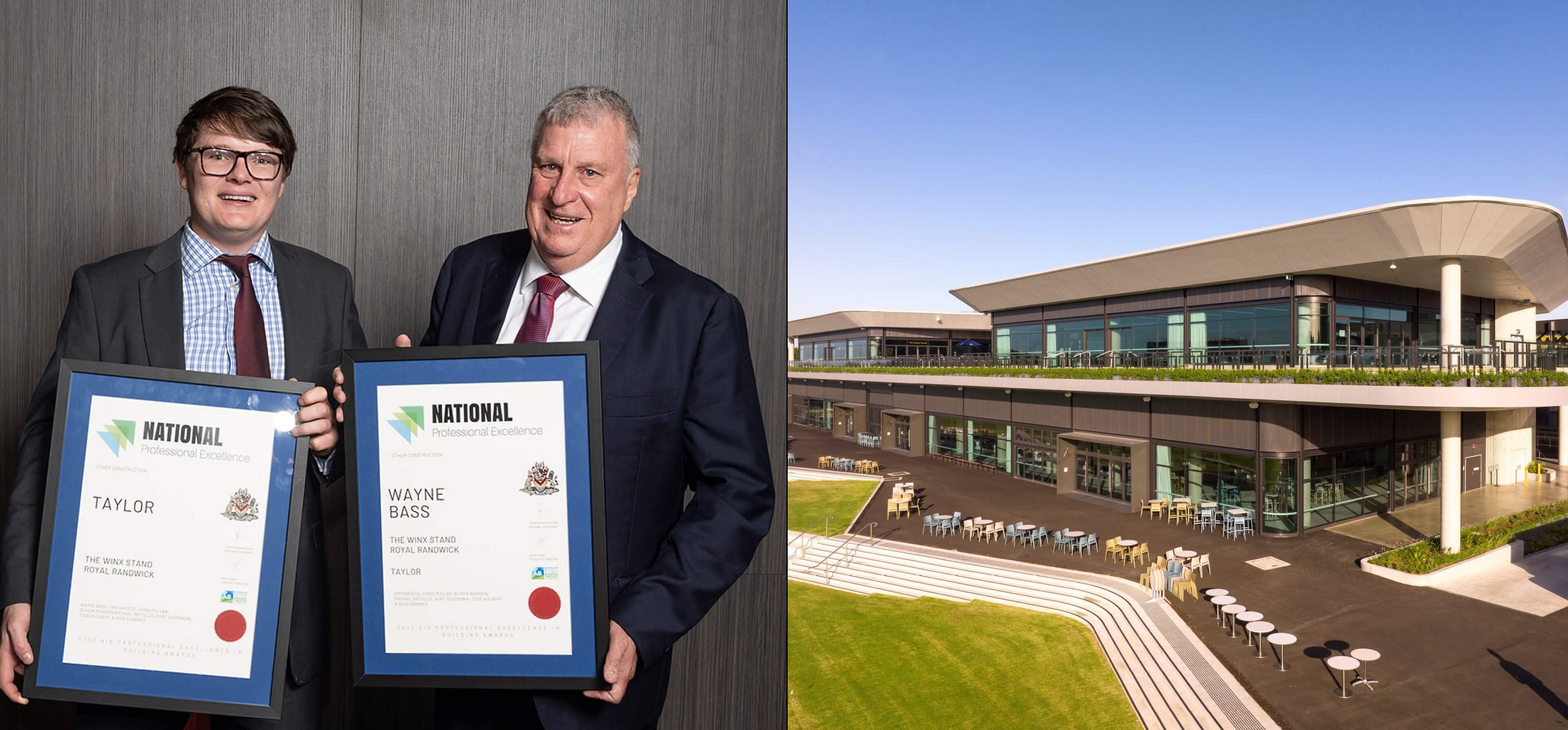 Accolades for Wayne Bass at National AIB Awards